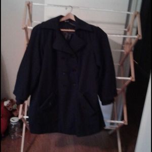 Women's 3X black coat